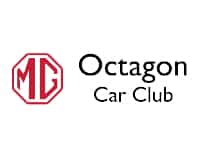 MG Octagon Car Club logo - MG Octagon have a car club insurance shceme with Peter James Insurance