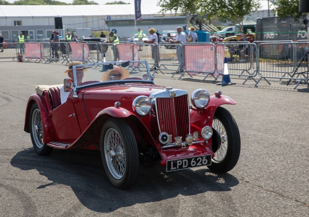 MG TD Part 2 - image shows red post war MG TC