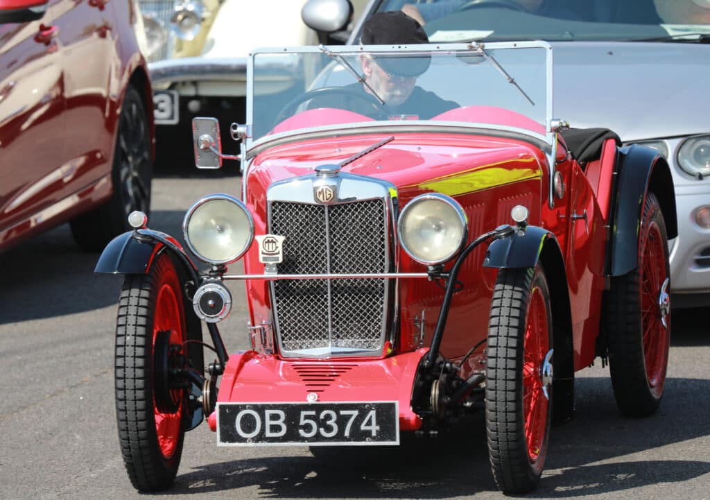 MG TD Part 2 - 1933 red MG Midget J2